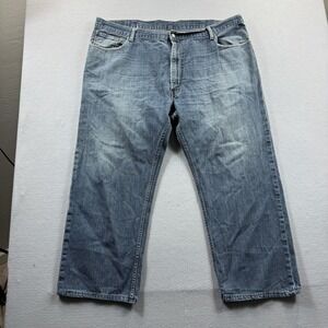 Levis 559 Jeans Mens 46x27 Blue Light Wash Relaxed Straight Denim Casual